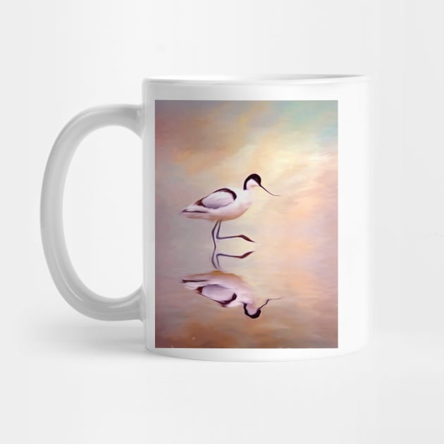 Sunset Avocet by Tarrby